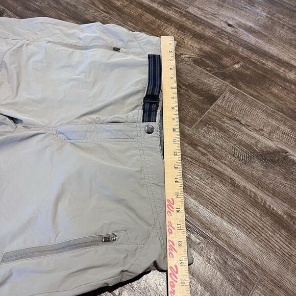 Mountain Hardwear Shorts Men's Size 38 Tan Belted hiking Nylon 12” Gorpcore - Picture 10 of 10